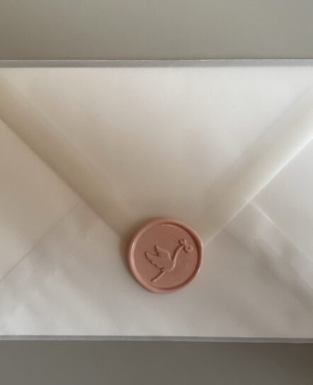 WAX SEAL STORK ENVELOP