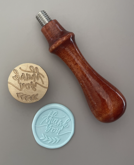 THANK YOU STAMP WITH SEAL HANDLE