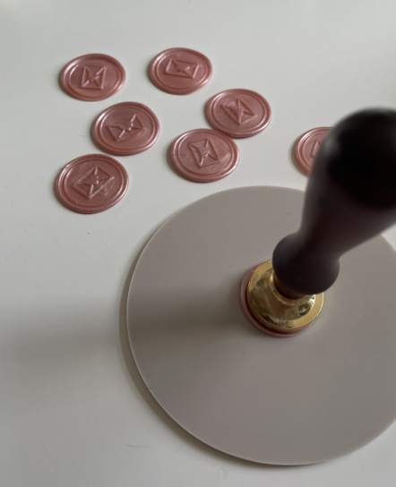 LOVE LETTER WAX SEAL LAKZEGEL ROZE