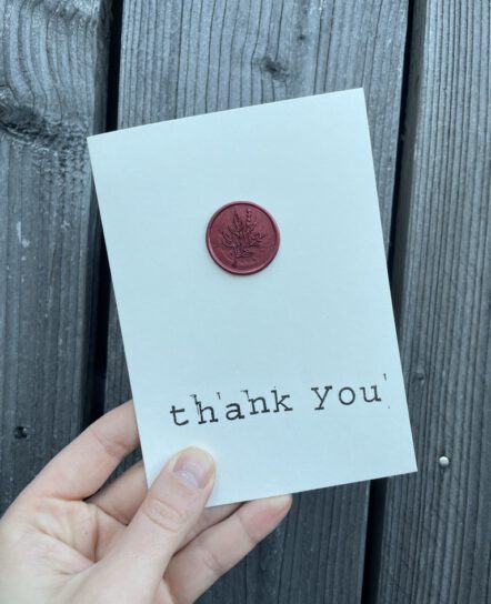 THANK YOU POSTCARD