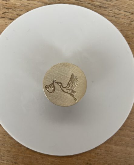 STORK FLYING STAMP